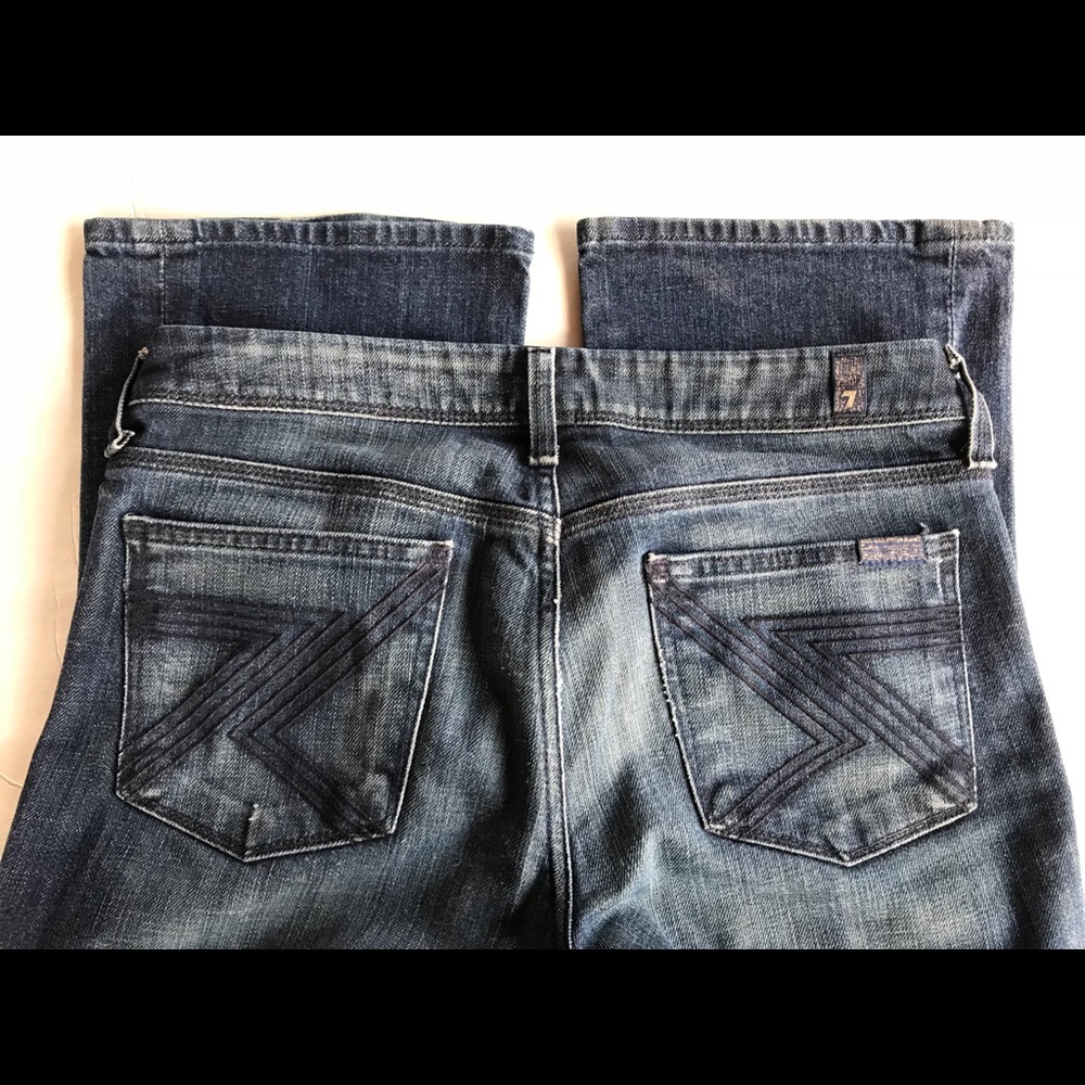 7 For All Mankind Jeans Flynt Bootcut Blue Tab
